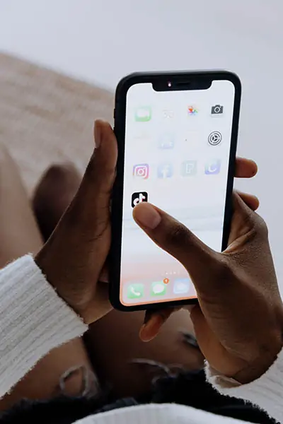 Opening tiktok app - Influencer Strategy
