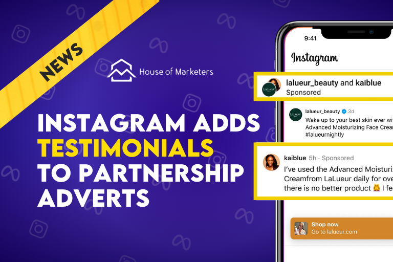 Instagram Adds Text-Only Testimonials to Partnership Ads
