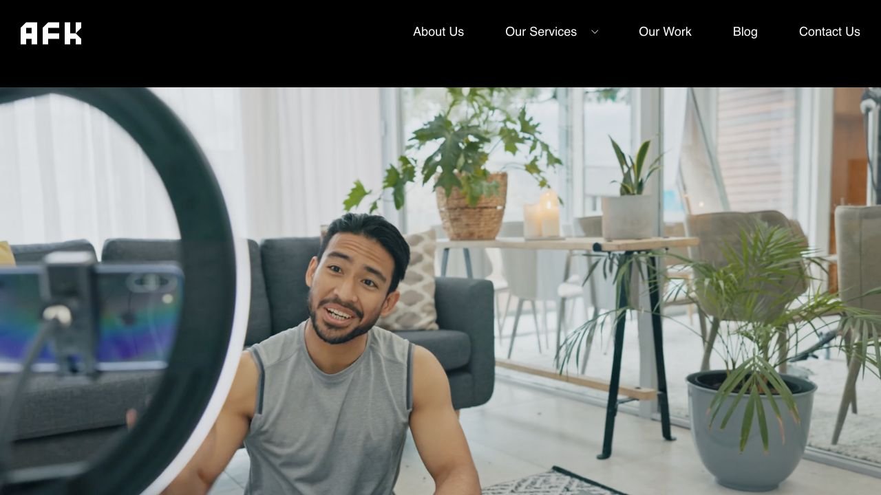 AFK website screenshot