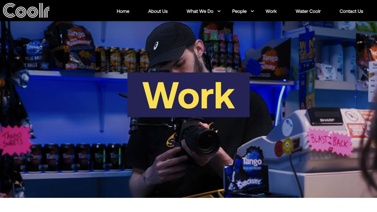 Coolr website screenshot