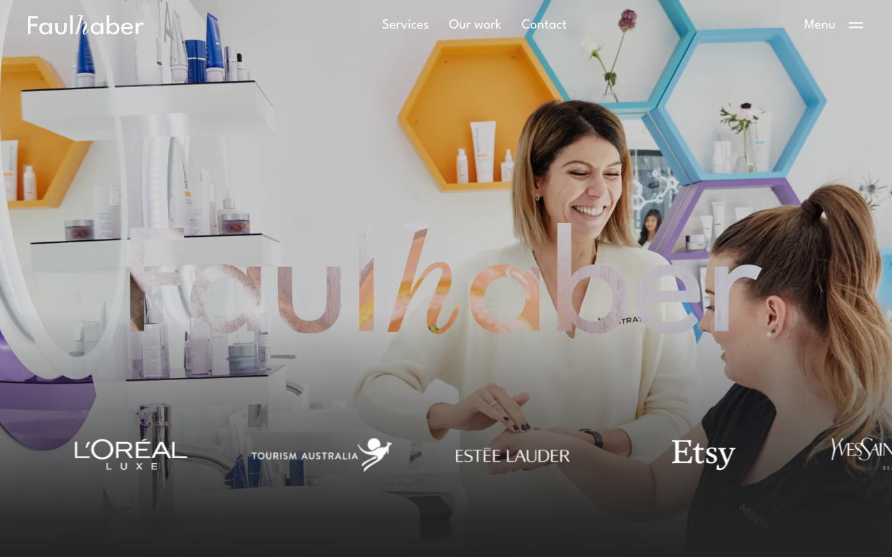 Faulhaber website screenshot