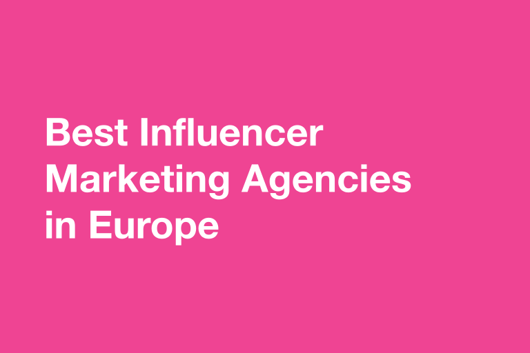 Influencer marketing agencies in Europe comparison