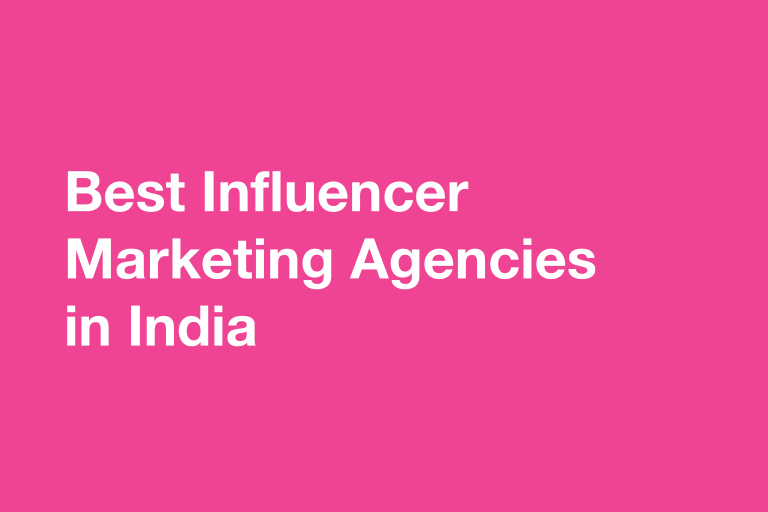 Influencer marketing agencies in India campaign comparison