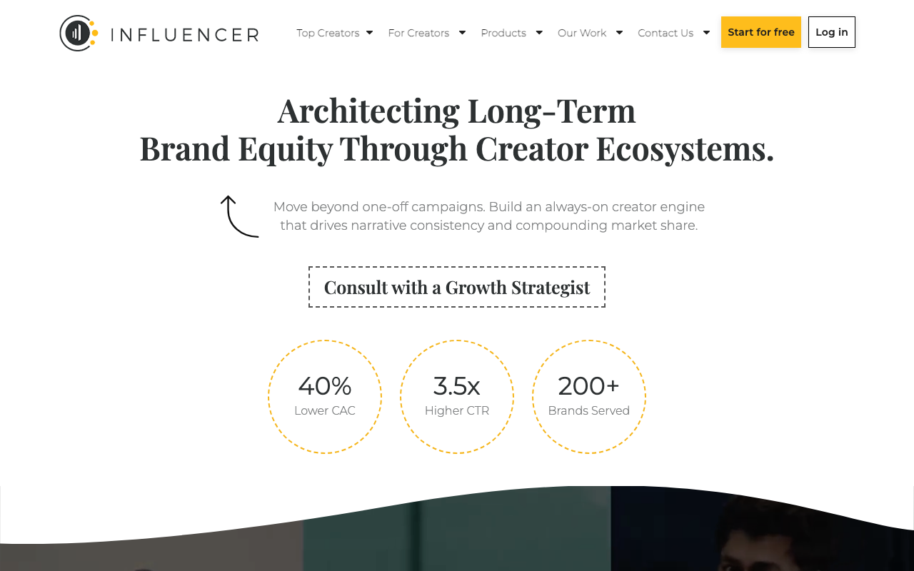 Influencer.in website screenshot