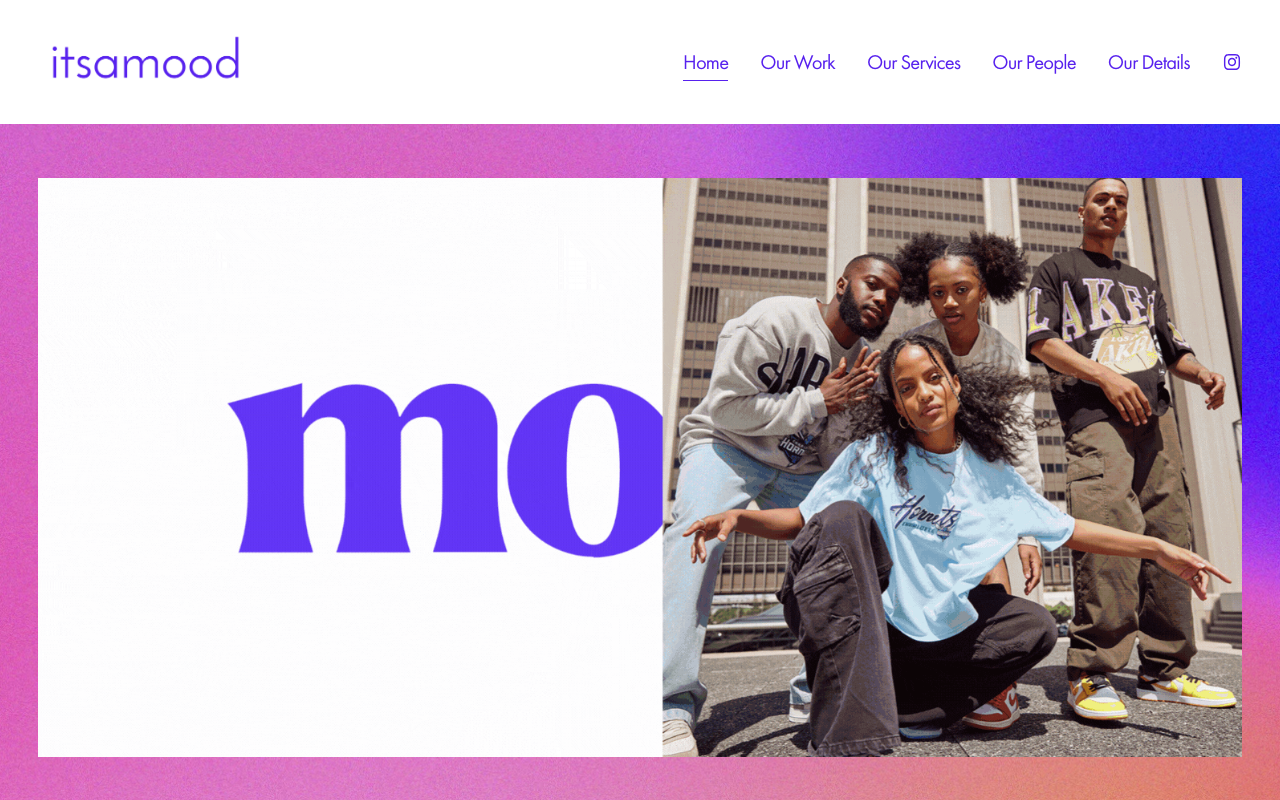 MOOD website screenshot