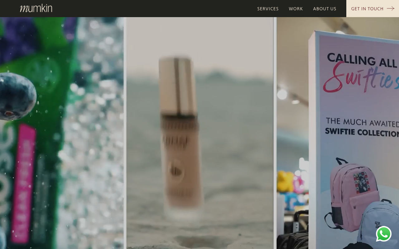 Mumkin website screenshot
