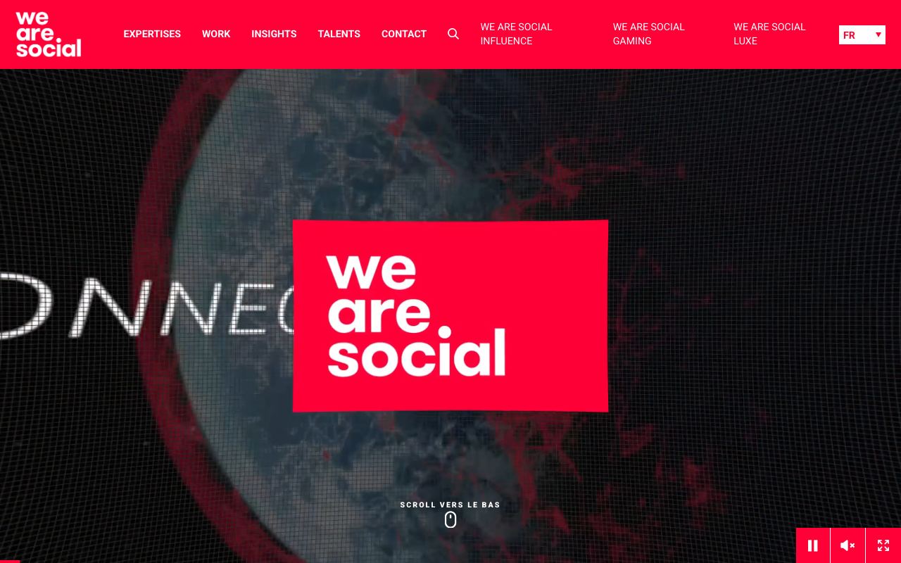 We Are Social website screenshot