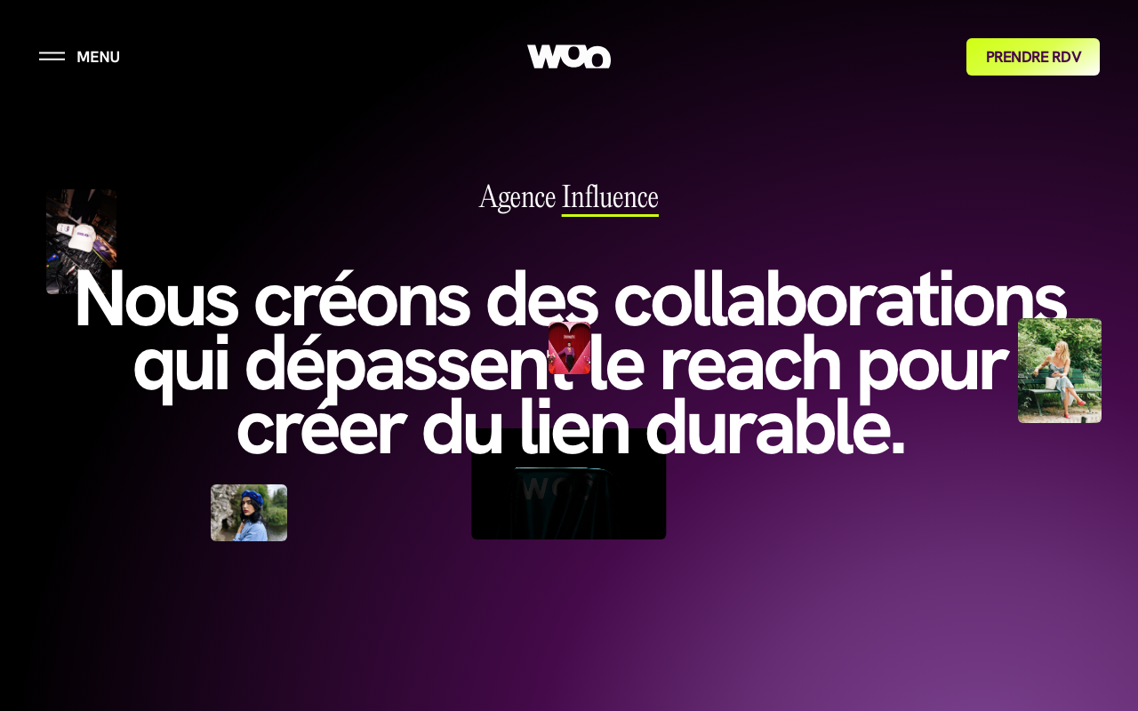 WOO website screenshot
